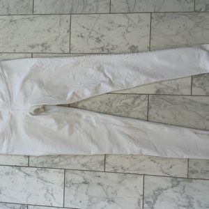 ALO White Sheer Cutout Leggings Size S